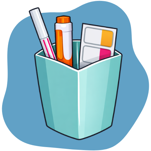 Fournitures de bureau et matériel d'hygiène