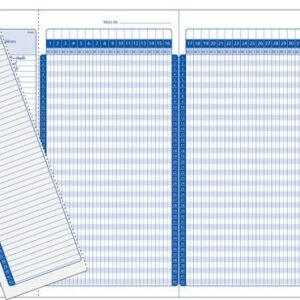 "Registre d’appel journalier 24x32 cm – couverture rigide, format adapté au suivi des présences scolaires, pour écoles et collectivités.