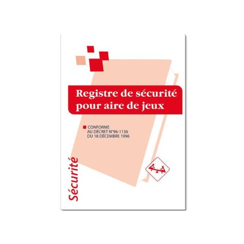 Registre de Sécurité pour Aire de Jeux